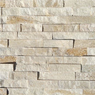 Panel Ledger Dinding Alami Kuarsit Gading