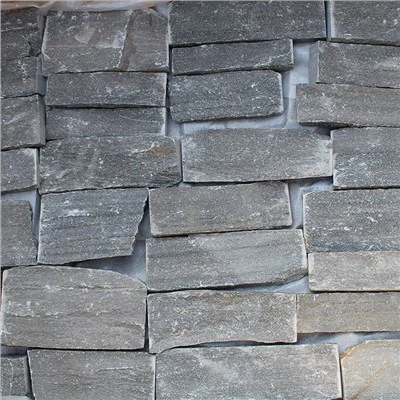 Batu Tumpukan Kering Abu-abu Batu Tulis