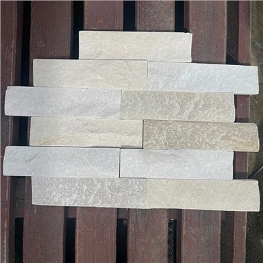 Slate White Natural Stone Strip Cladding